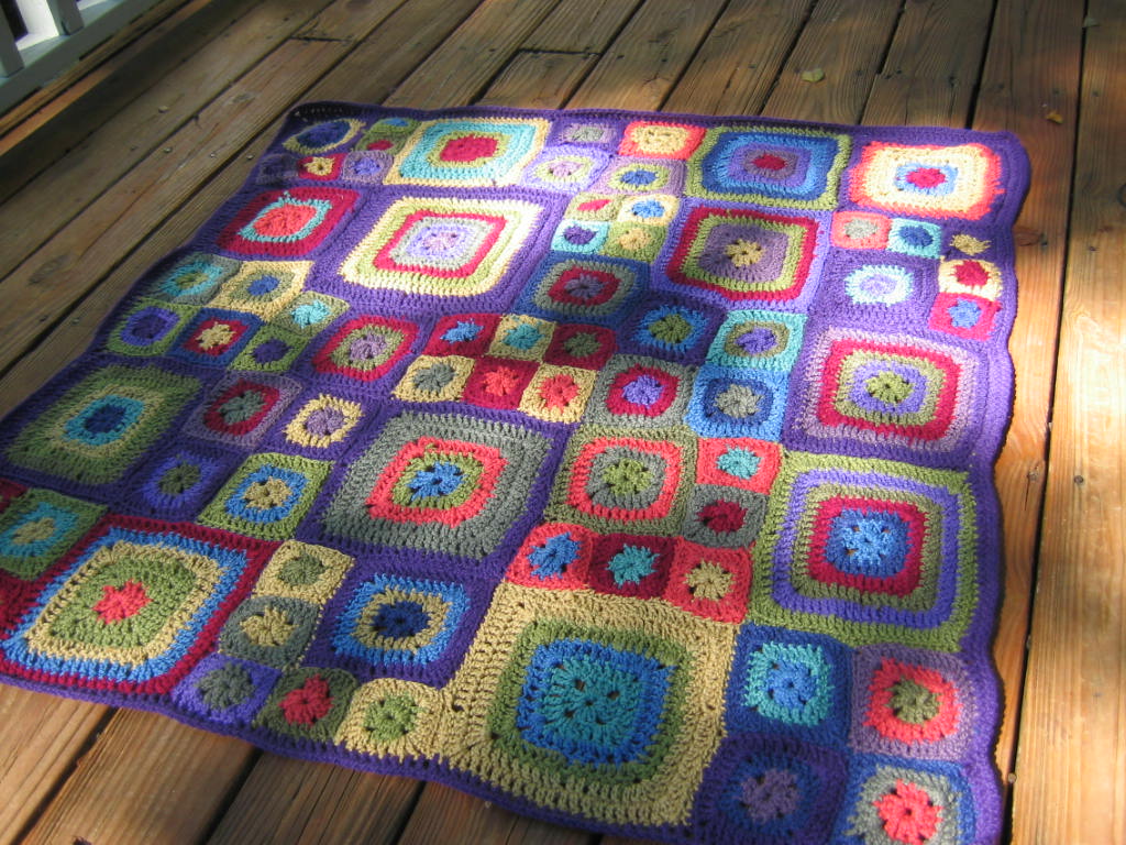 A Easy Crochet Afghan Pattern You Can Turn Into a Poncho