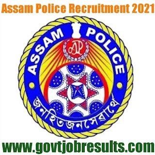 Assam Police recruitment 2020