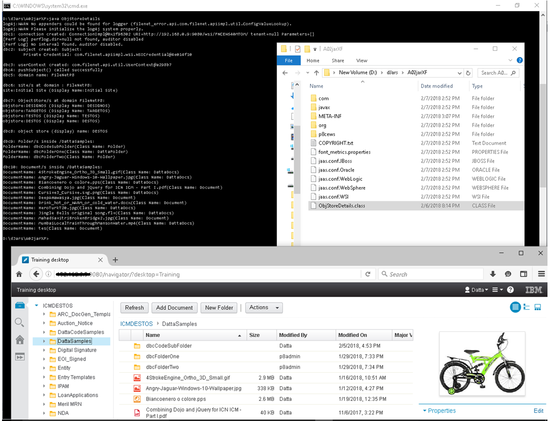 IBM filenet CEPE API