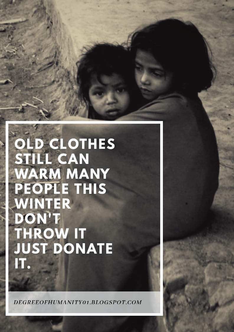 "Think of giving not as a duty but as a privilege"