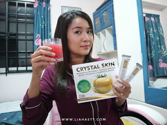 Suplemen Crystal Skin untuk mencantikkan & merawat kulit dari luar & dalam