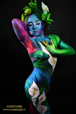 Cuerpos pintados flores - Bodypaint flowers