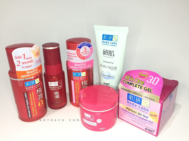 review hada labo gokujyun alpha ultimate anti aging series