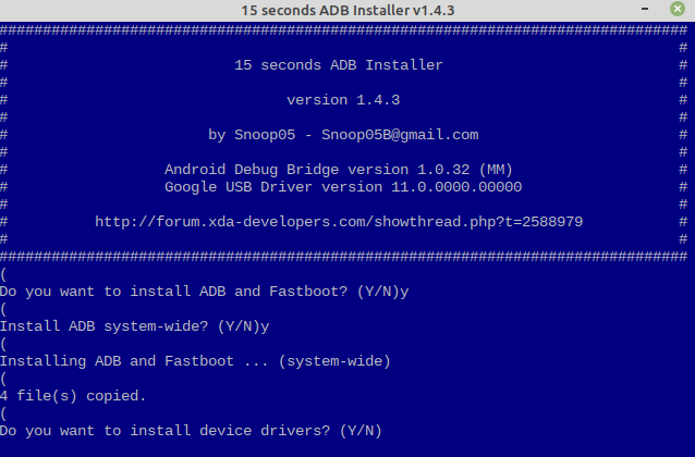 install adb and fastboot on linux