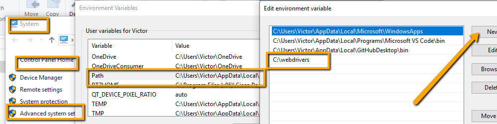 Script to get to website in desktop - American Python