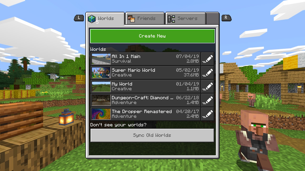 Yyoosskのメモ ニンテンドースイッチ マインクラフト Bedrock Edition にカスタムワールド アドオン Mod スキンパック導入方法