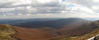 Panorama na dolinę Sanu.