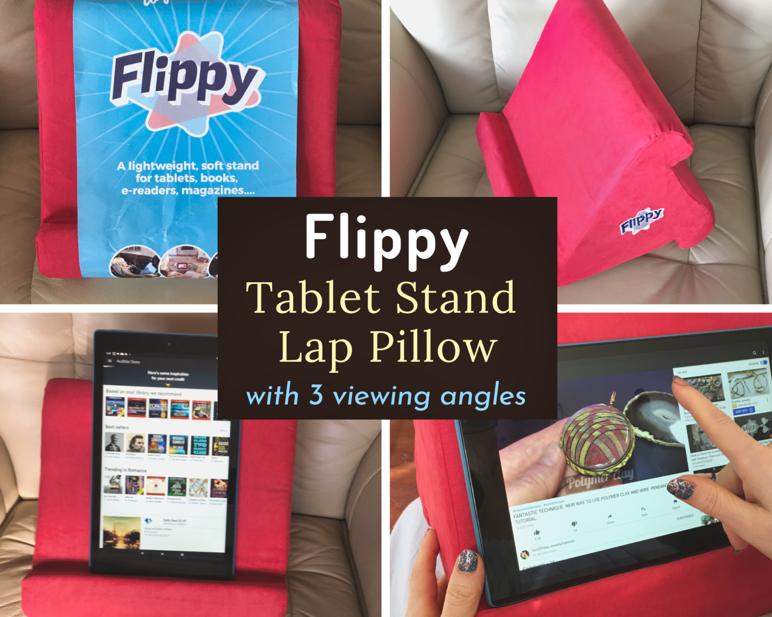 Flippy Tablet, Kindle, Phone, and Book Stand Lap Pillow Review