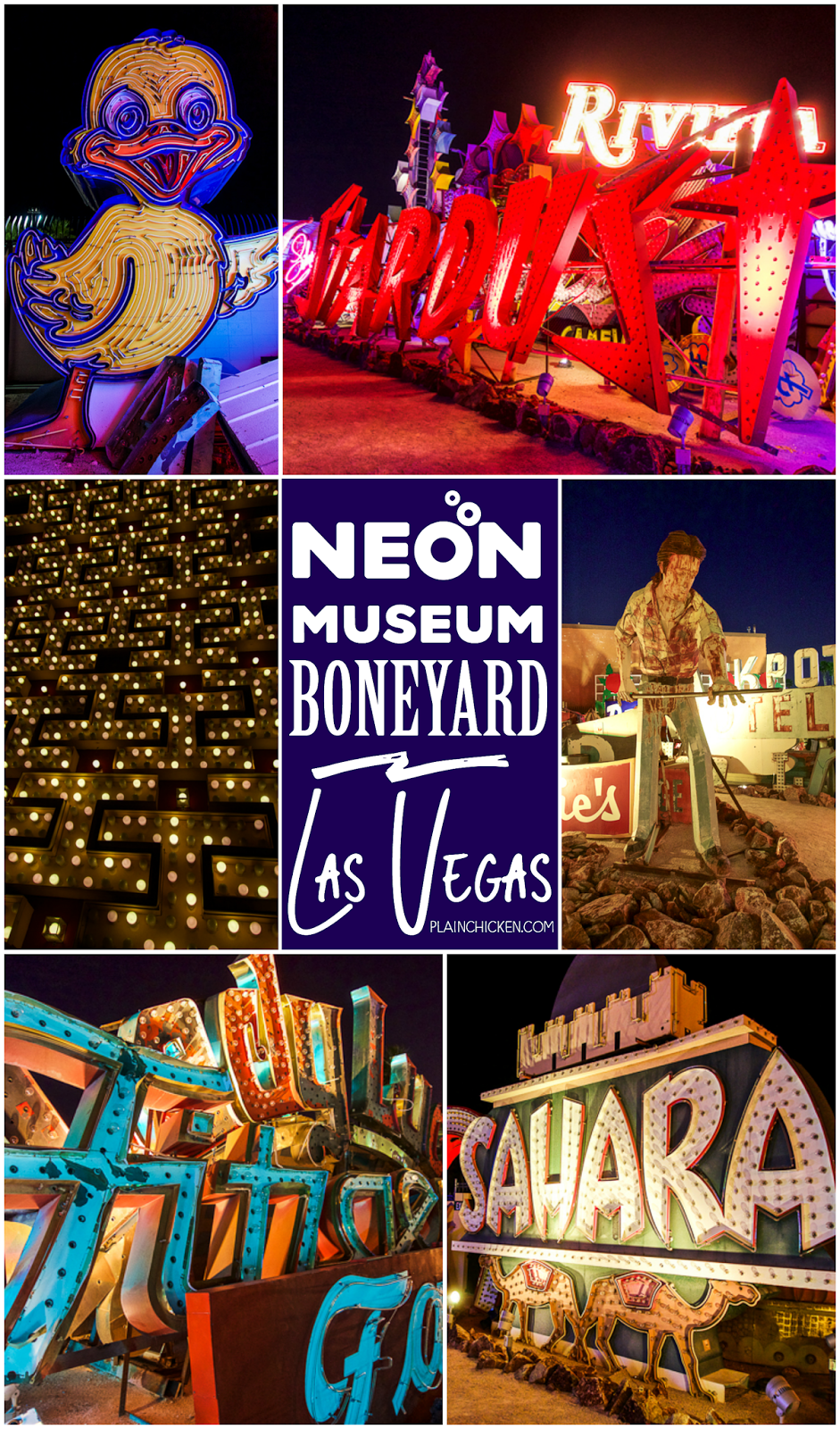 The Neon Museum Boneyard Las Vegas, NV Plain Chicken®