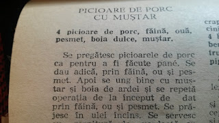 Picioare de porc cu mustar
