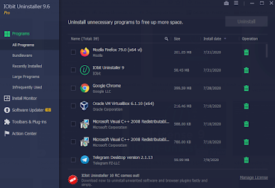 Iobit Uninstaller 8.6 Key Free