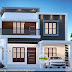 1775 sq-ft 4 BHK modern flat roof house