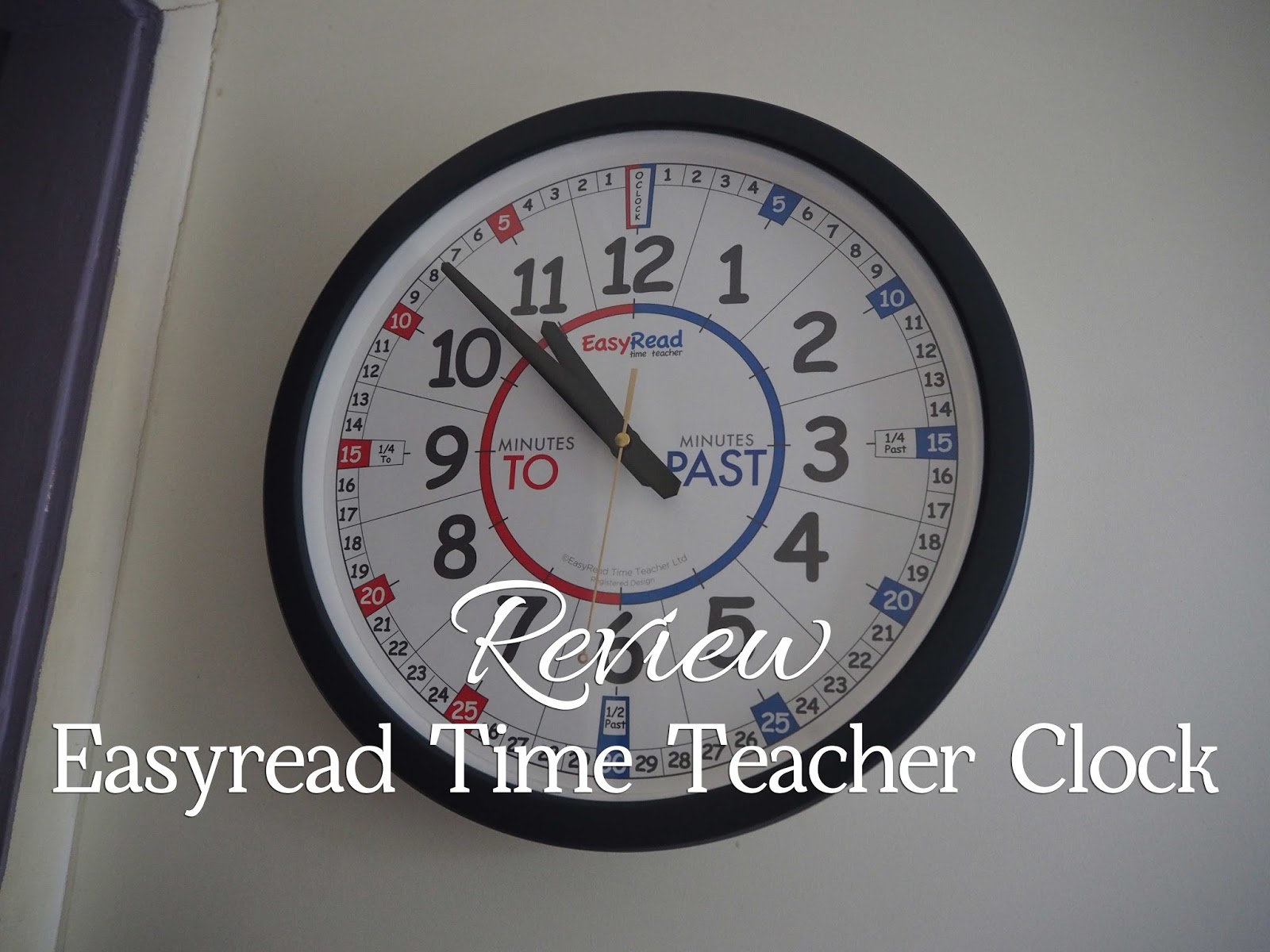 Review Easyread Time Teacher Clock Life Behind The Purple Door