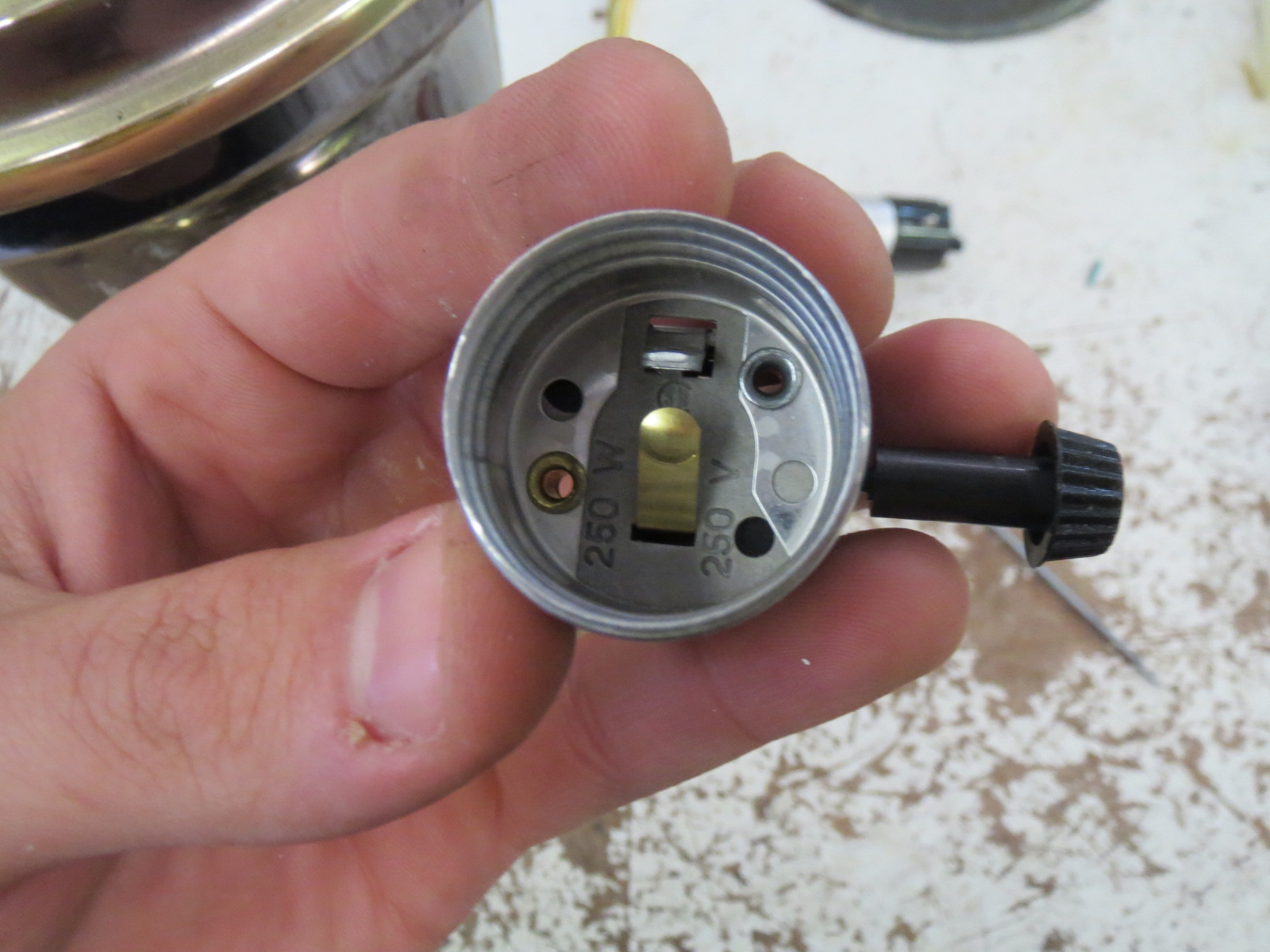 Lamp Parts and Repair Lamp Doctor Table Lamp with Gallery and Brass