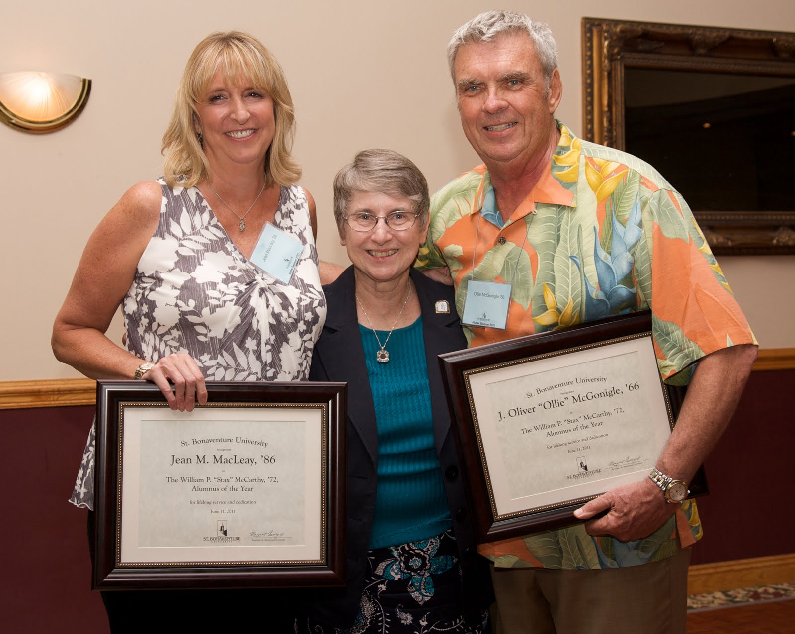 St. Bonaventure Names Alumni of the Year
