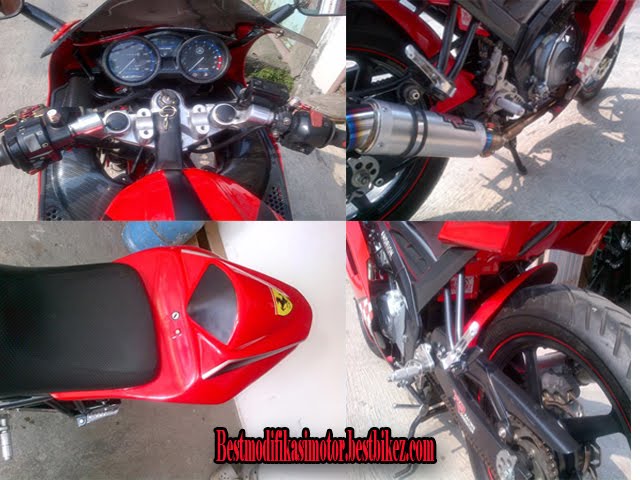 Yamaha Vixion 2010 Modifikasi Ninja 250 - Gambar Modifikasi Motor Terbaru