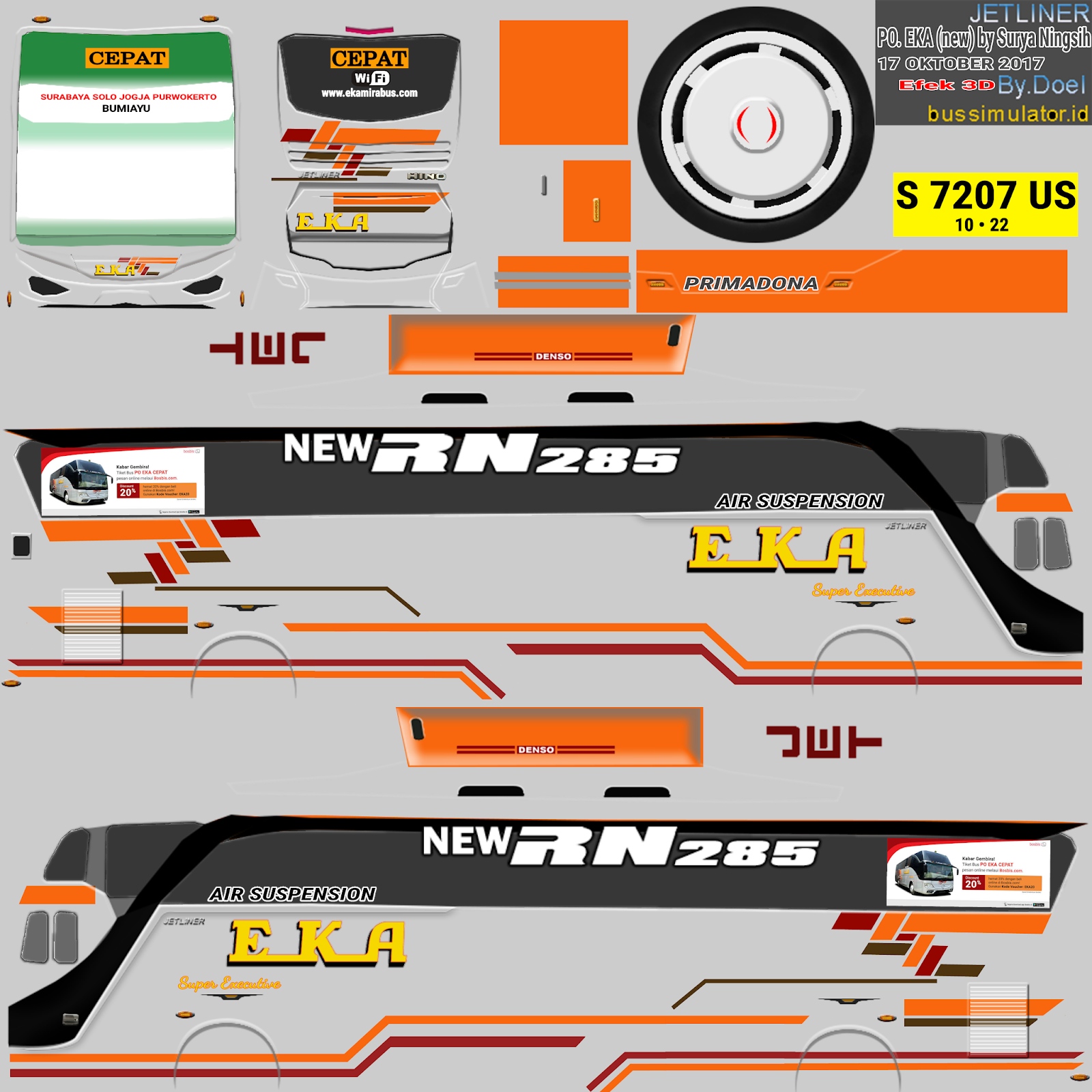 87+ Livery BUSSID HD SHD Jernih Koleksi Pilihan Part 2