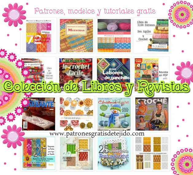 20 libros y revistas 🎁 de crochet y dos agujas en PDF para descargar gratis