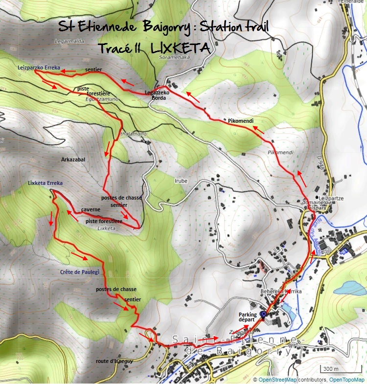 Garazi Baigorry Rando St Etienne de Baigorry station Trail circuit