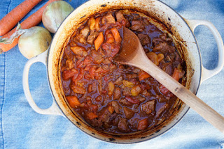 Moroccan Lamb Stew With Apricots and Dates