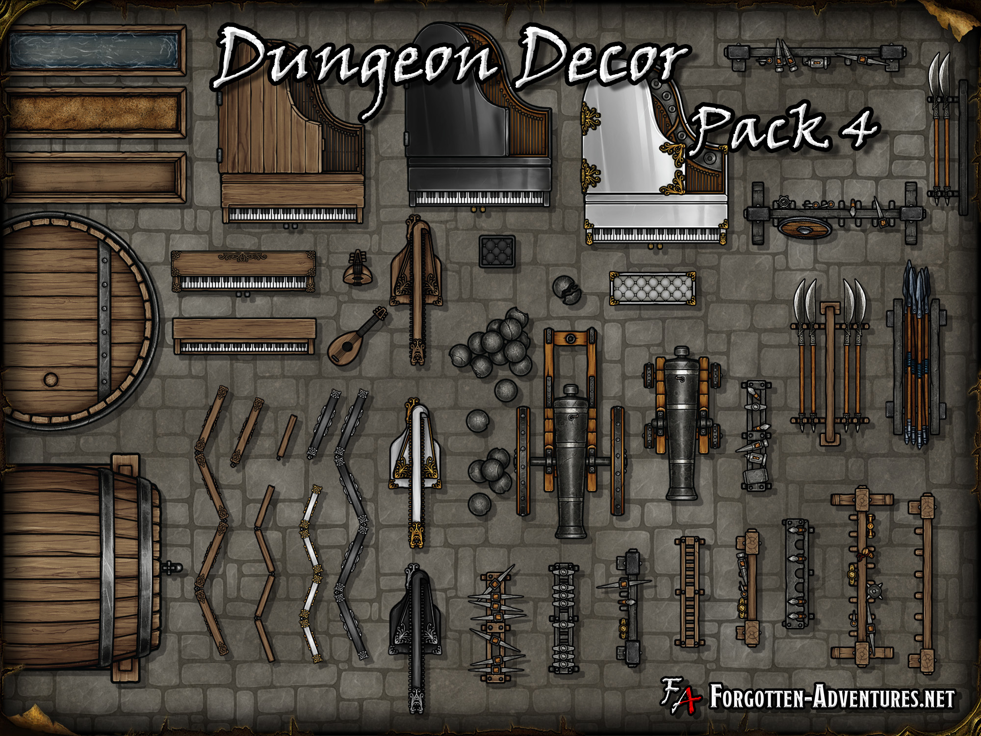 Dungeon Decor Pack 4, de Wargaming Hub