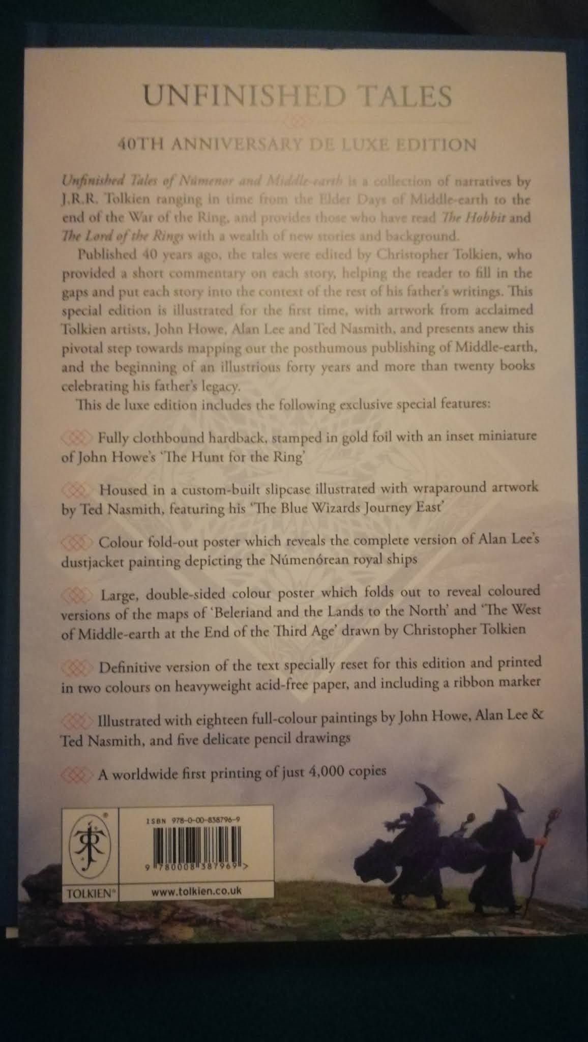 Tolkien Books Per collezionisti e non... Unfinished Tales Deluxe