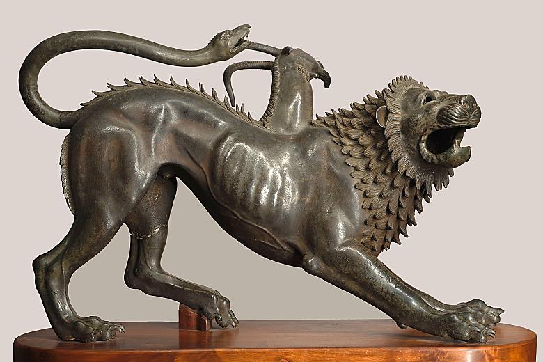 Desenvainando Historia, porque la cultura es nuestra arma.: La Quimera de Arezzo y el 