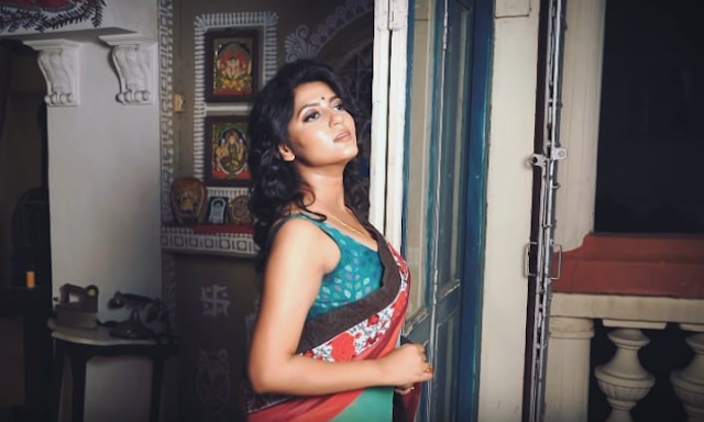 Bengali Actress Triya Das Latest Hot Stills In Saree 3