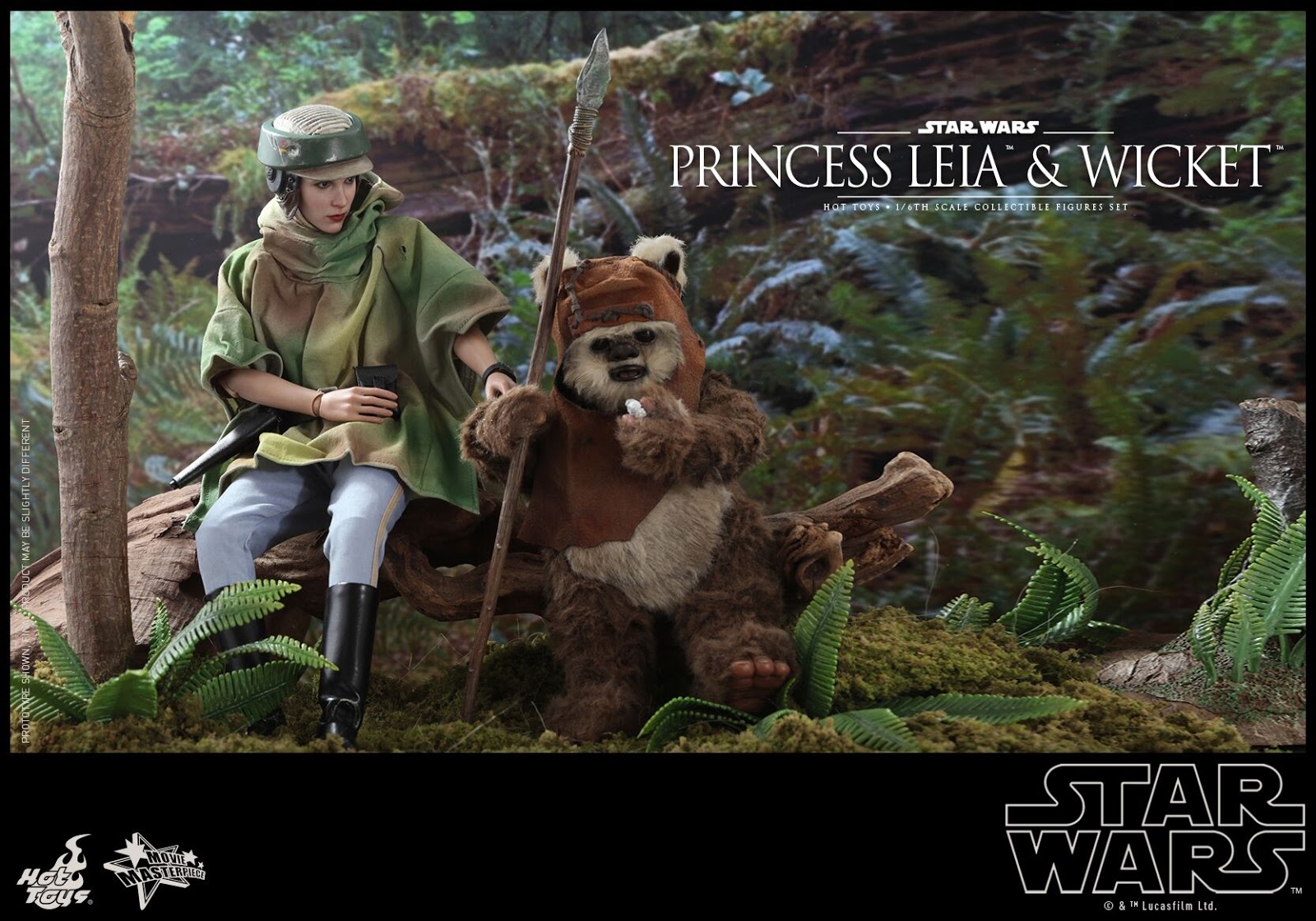 Hot Toys Star Wars Princess Leia and Wicket