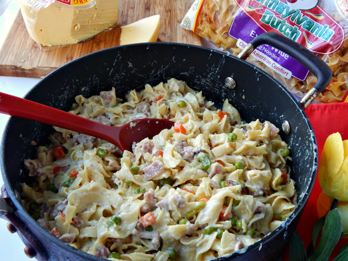 Cleo Coyle Pennsylvania Dutch Creamy Noodle Casserole from
