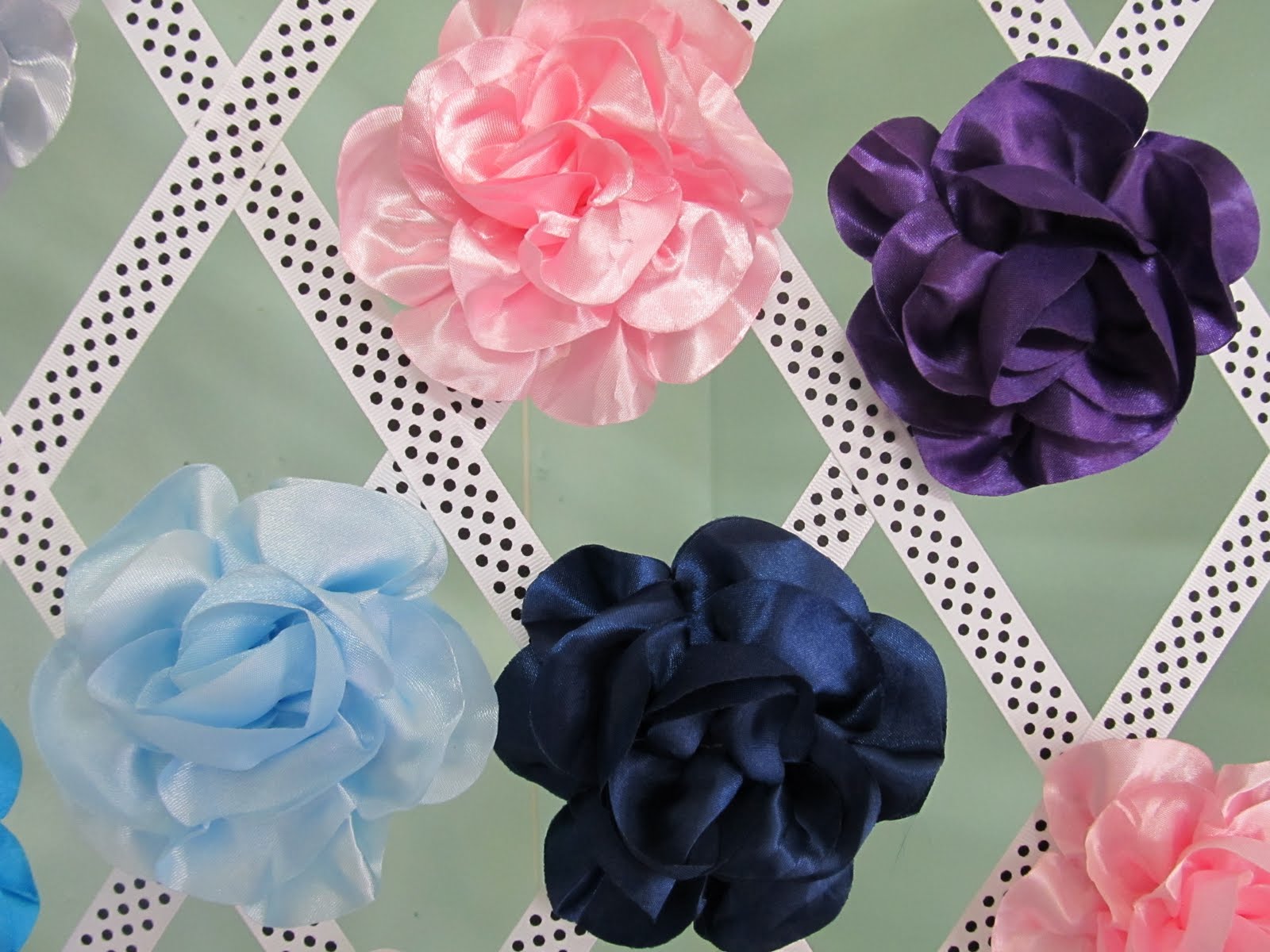 Rapunzel's Boutique Silk Flower Clips