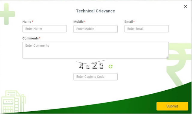 PMFBY technical grievance