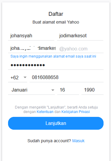 CARA MEMBUAT EMAIL BARU