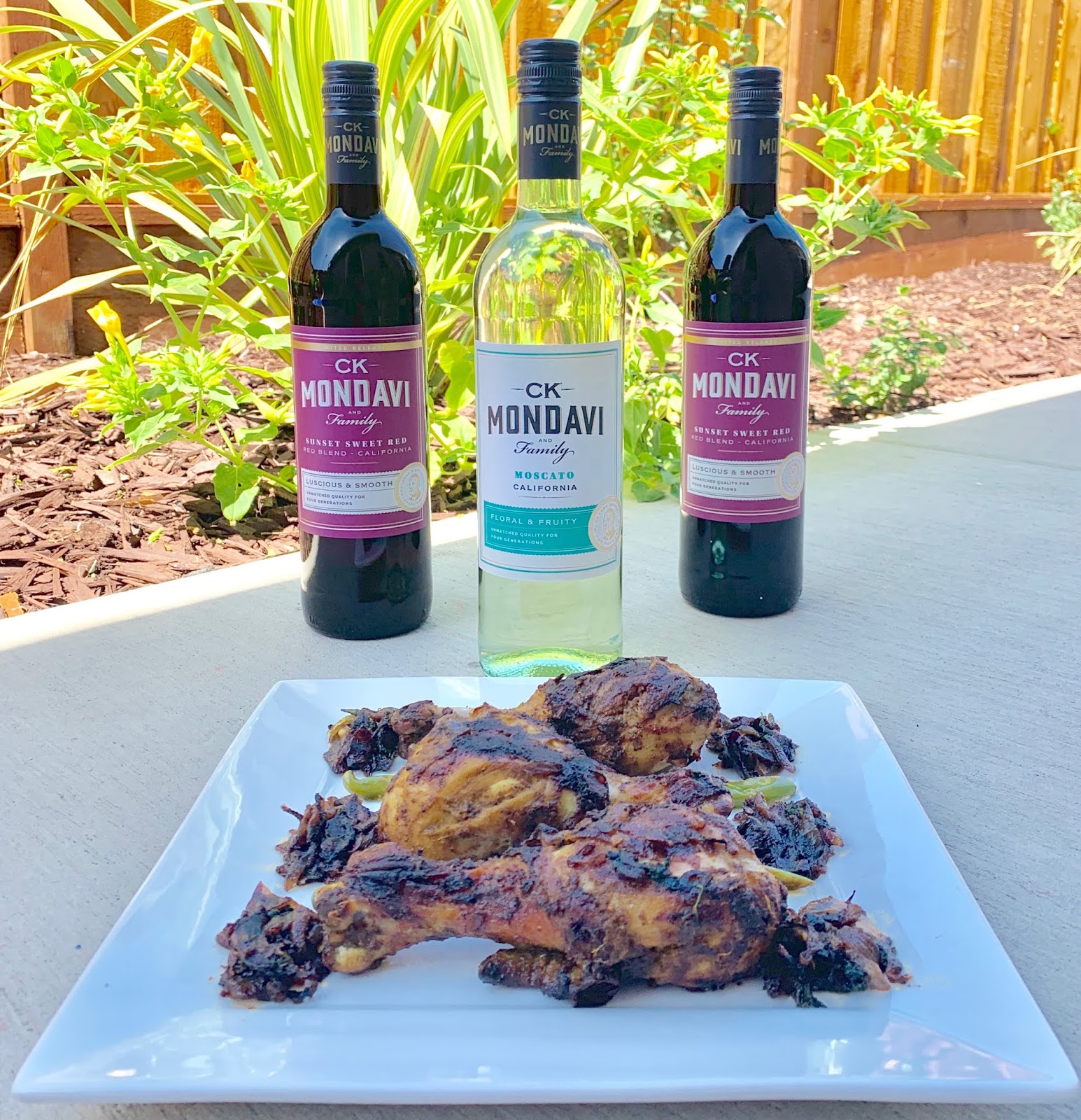Grilled Chicken Drumsticks Paired With CK Mondavi and Family Wines