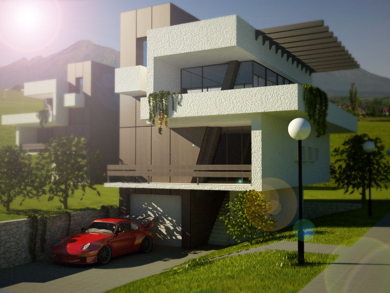 Sims 3 Modern House