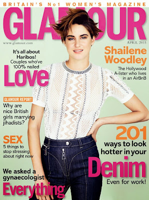 Shailene Woodley Glamour UK Magazine April 2015