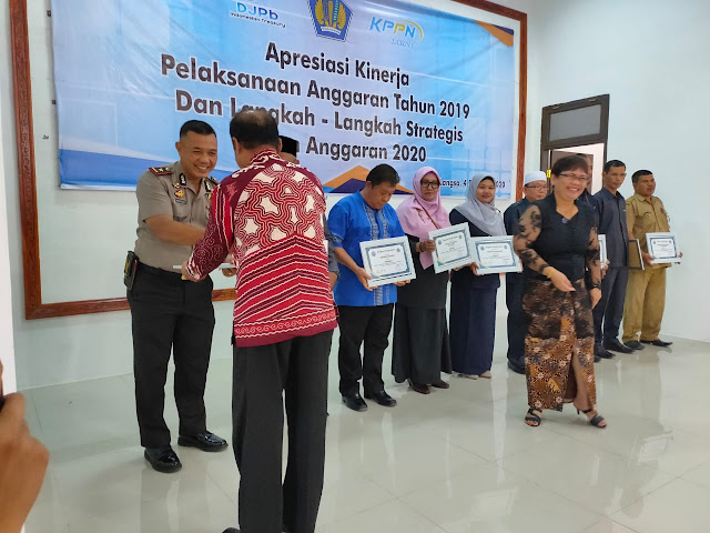 Polres Aceh Timur Terima Penghargaan Pengelola Anggaran Terbaik Februari 4, 2020