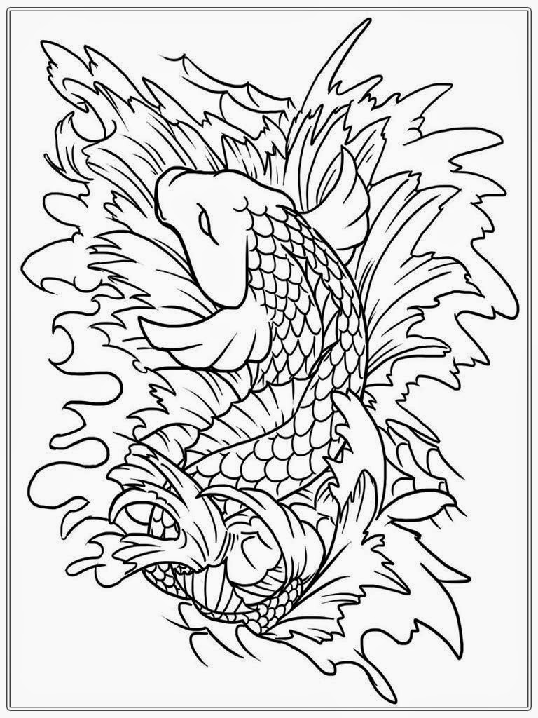 ocean dragon coloring pages - photo #45