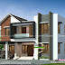 2755 square feet mixed roof Kerala home design