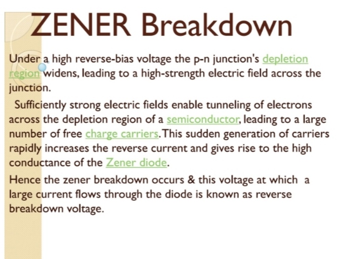 Physics Magic MOST EASY EXPLANATION ON ZENER DIODE WITH PRESENTATION