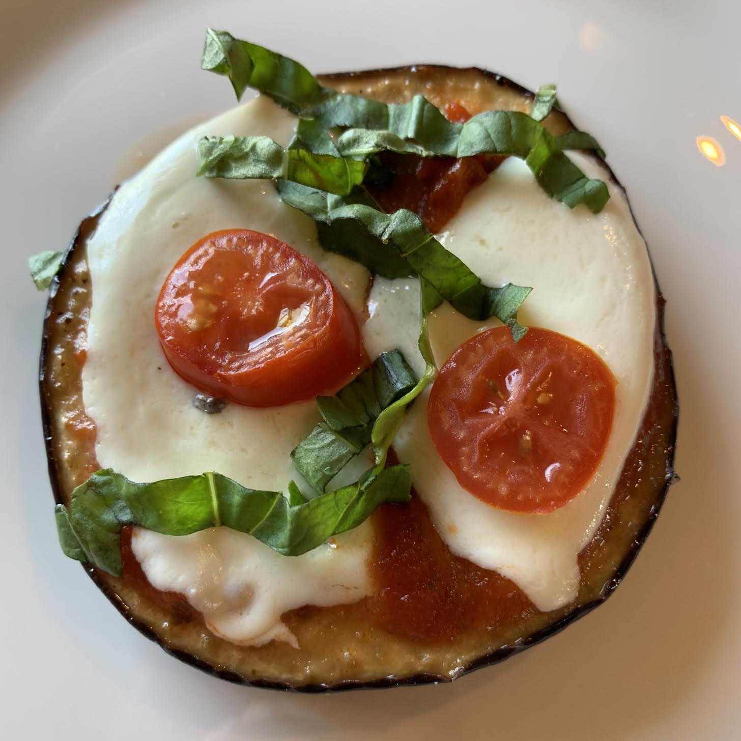 Low Carb Eggplant Pizza