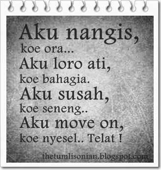 Gambar DP BBM Kata Kata Patah Hati Bahasa Jawa Motivasi