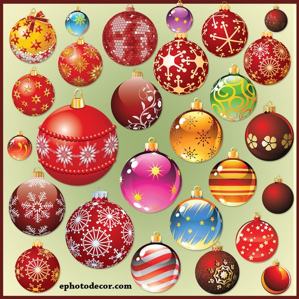 Unique Christmas ball png