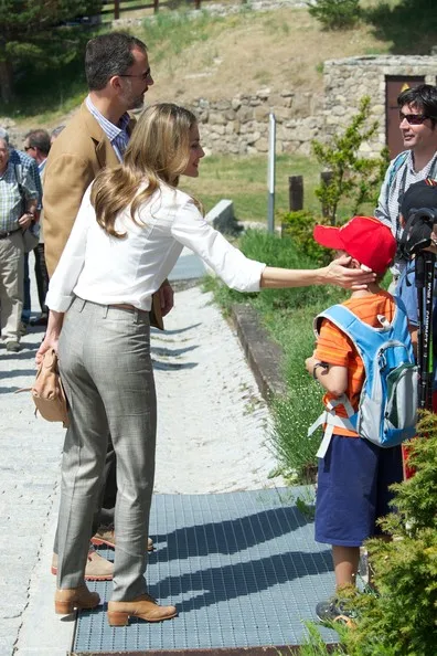 Prince Felipe and Princess Letizia of Spain visit the new National Park