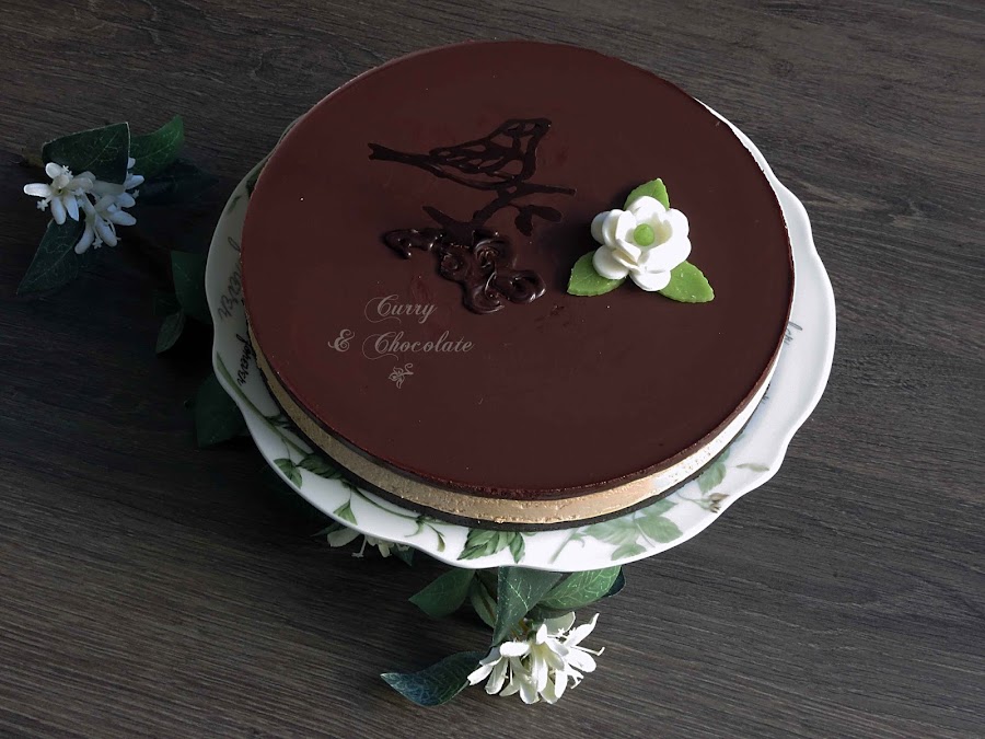 Tarta sin horno mousse de Baileys y chocolate - Bailey’s coffee chocolate mousse cake