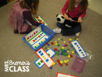 Math centers for Kindergarten