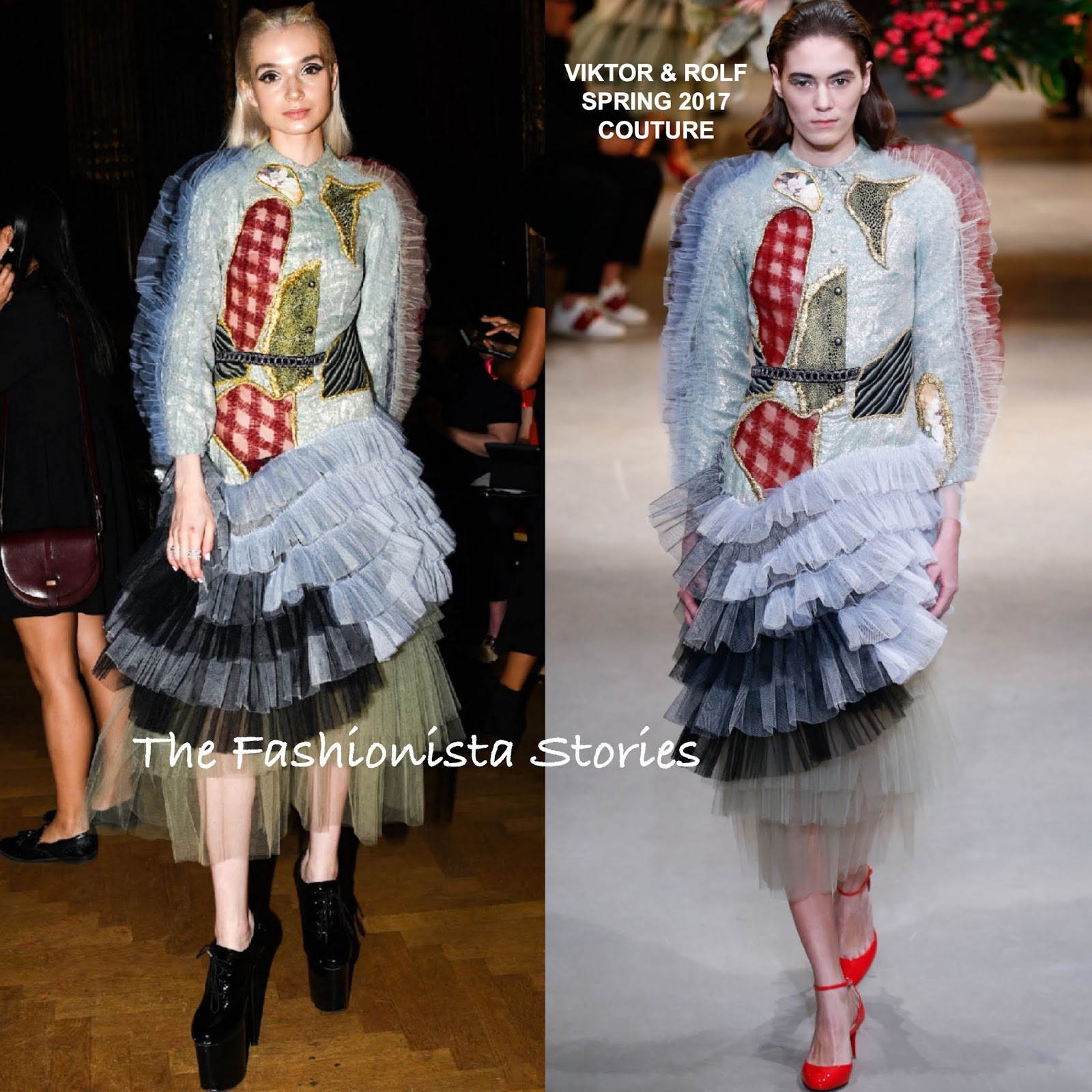Poppy in Viktor & Rolf Couture at the Viktor & Rolf Fall 2019 Couture