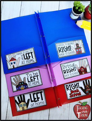 Left and Right Hand Labels