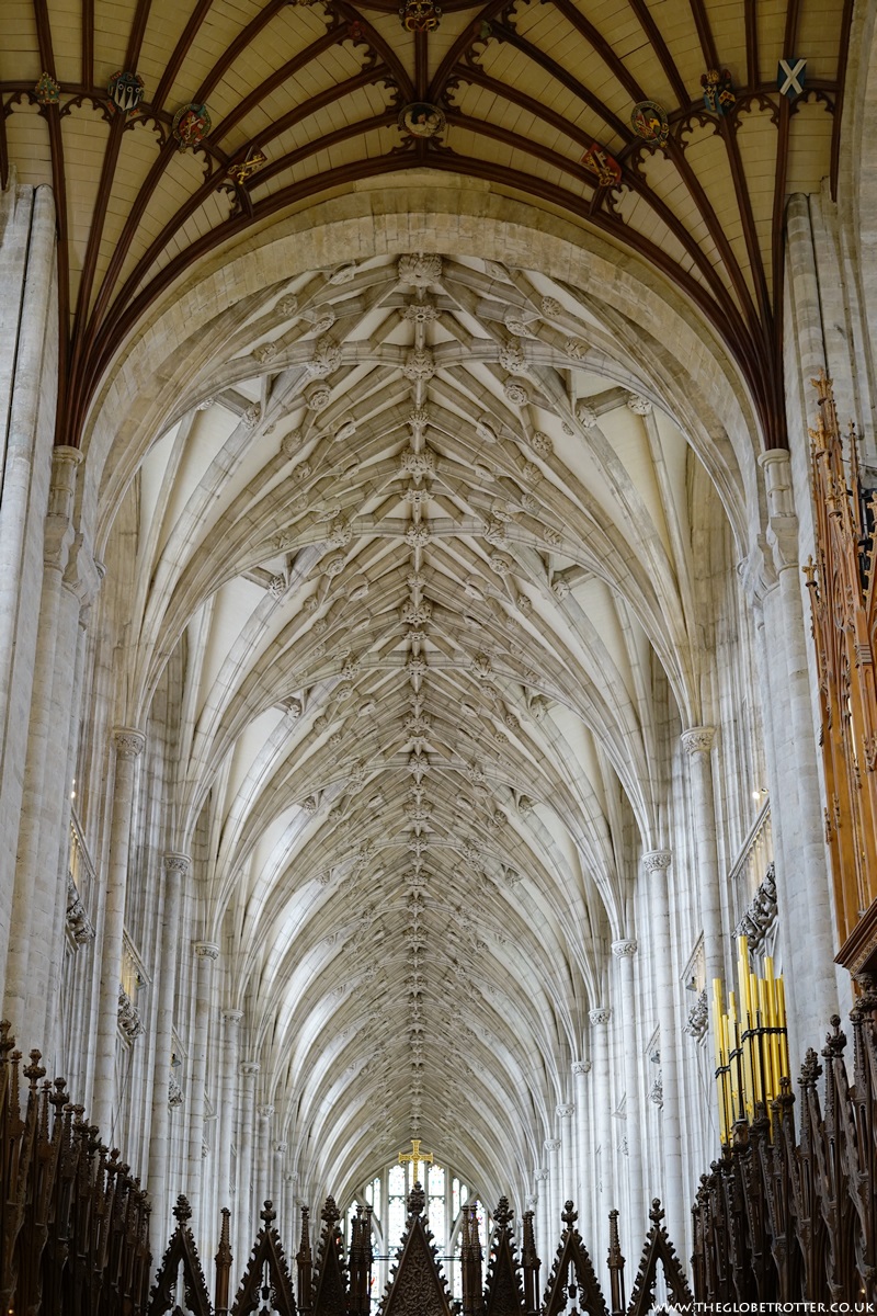 Vault of the nave at Winchester Cathedral