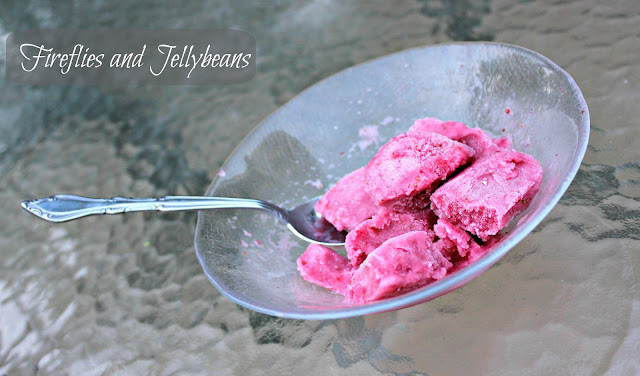 Dairy Free Strawberry Sherbet